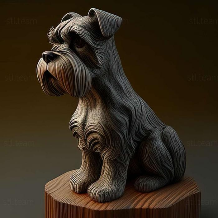 Zwergschnauzer dog